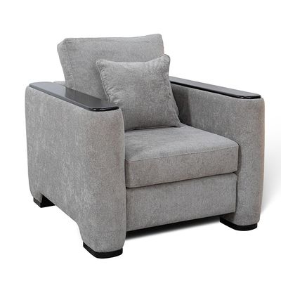 Seville 3+2+1 Seater Fabric Sofa Set - Ash Grey
