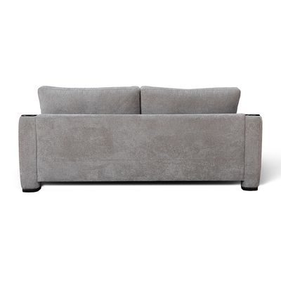 Seville 3 Seater Fabric Sofa - Ash Grey