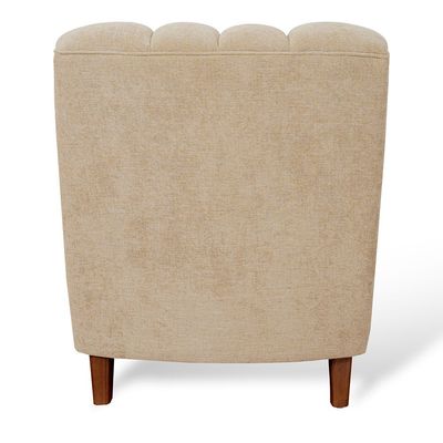 Steeva 1 Seater Fabric Sofa - Camel