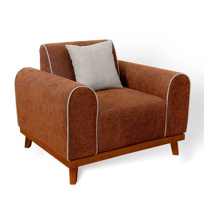 Retiro 1 Seater Fabric Sofa - Tan