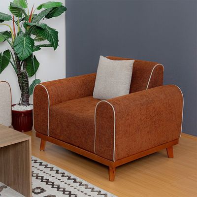 Retiro 1 Seater Fabric Sofa - Tan