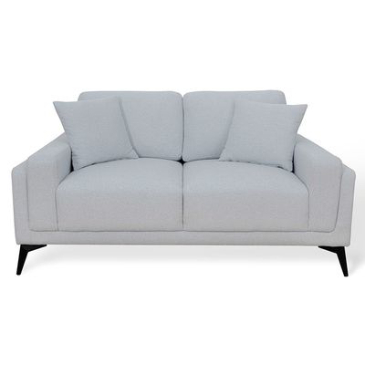 Sagrada 2 Seater Fabric Sofa - Light Grey