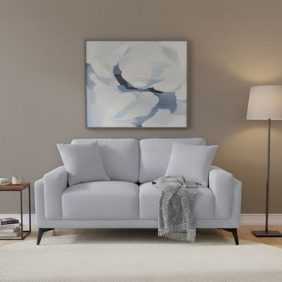 Sagrada 2 Seater Fabric Sofa - Light Grey