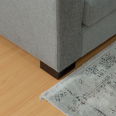 Barcelona 3 Seater Fabric Sofa - Grey