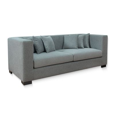 Barcelona 3 Seater Fabric Sofa - Grey