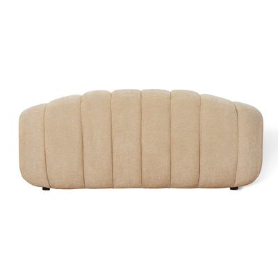 Steeva 3 Seater Fabric Sofa - Camel