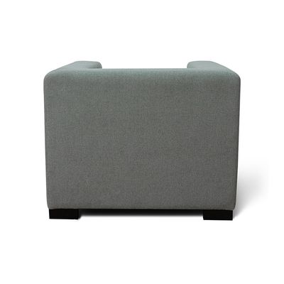 Barcelona 1 Seater Fabric Sofa - Grey