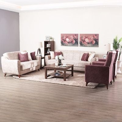 King Fabric Sofa Set