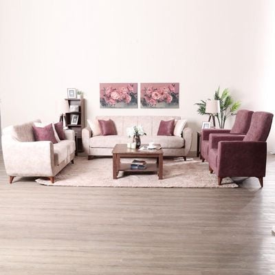 King Fabric Sofa Set