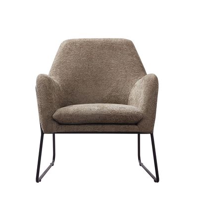 Akira 1 Seater Fabric  Accent Chair - Olive