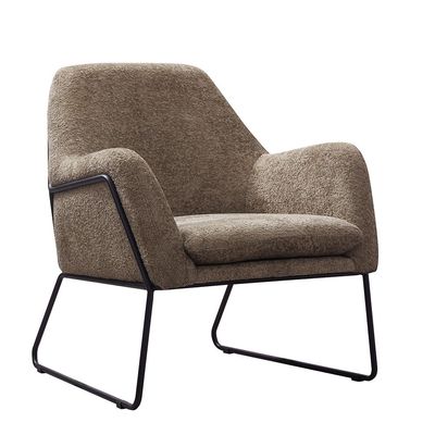 Akira 1 Seater Fabric  Accent Chair - Olive