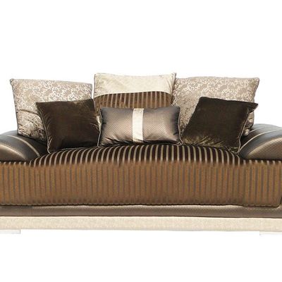 Novela Fabric Sofa 2 Seater - Brown