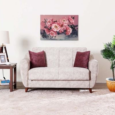 King 2-Seater Fabric Sofa