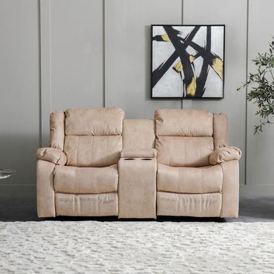 Aegon 2-Seater Recliner- Beige