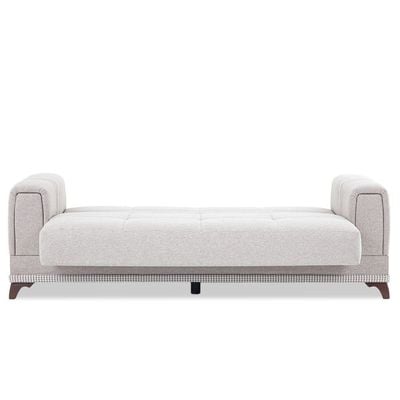 Krist 3 Seater Fabric Sofa - Beige