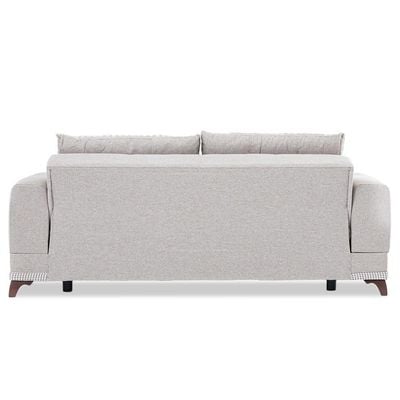 Krist 3 Seater Fabric Sofa - Beige