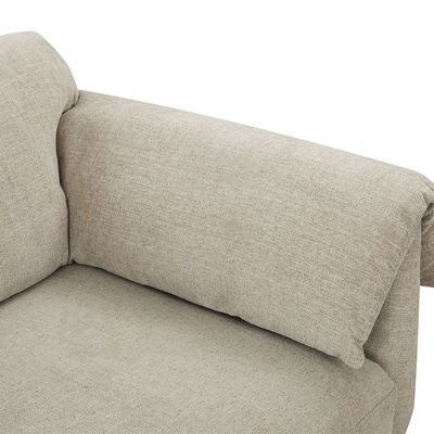 Khiara 3 Seater Fabric Sofa - Grey Khiara 3 Seater Fabric Sofa - Grey