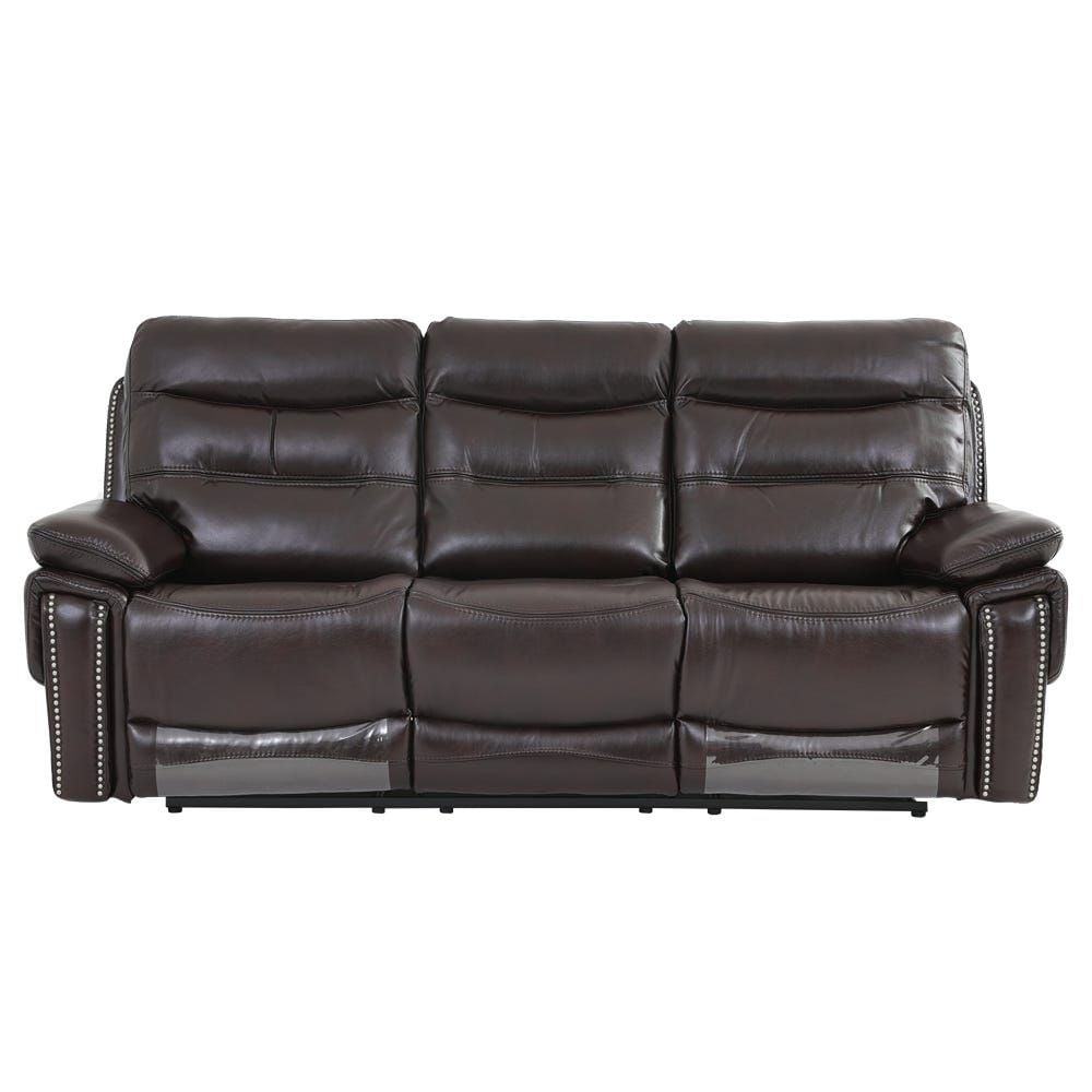 Brown recliner deals couch