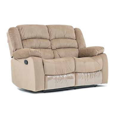 Damian Fabric Recliner Sofa 2S - Beige