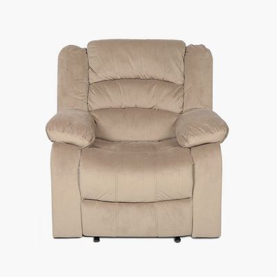 Damian Fabric Recliner Sofa 1S - Beige