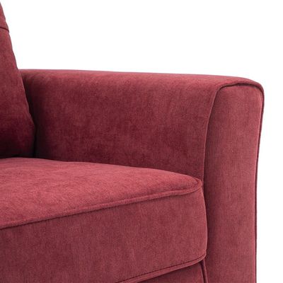 Alessandra 3+2+1 Fabric Sofa Set - Red