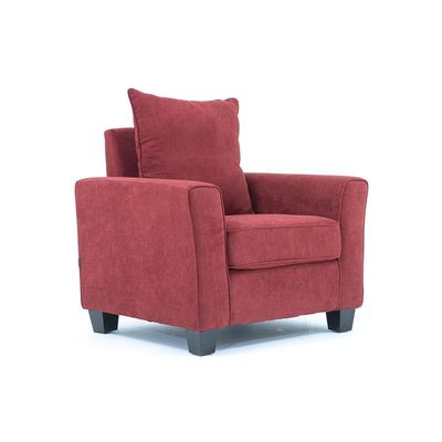 Alessandra 3+2+1 Fabric Sofa Set - Red