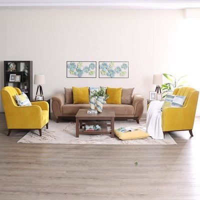 Ada 3+1+1 Fabric Sofa Set