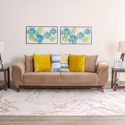 Ada 3+1+1 Fabric Sofa Set