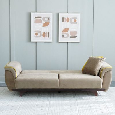 أريكة قماشية من ثلاثة مقاعد من آدا