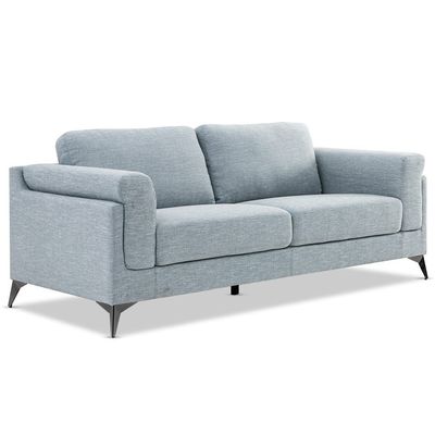 Oliver 3+2+1 Fabric Sofa Set - Blue