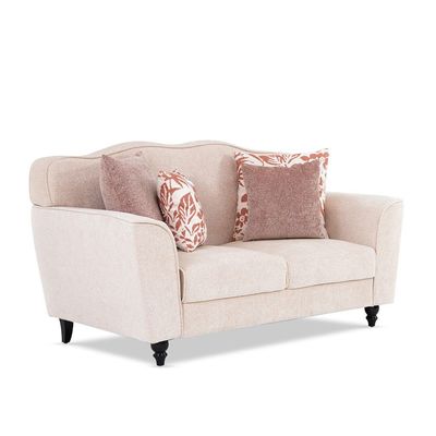 Eunice 2 Seater Fabric Sofa - Cream