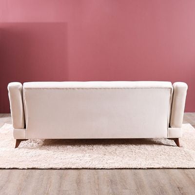 Perla Fabric Sofa Set - Red/Cream