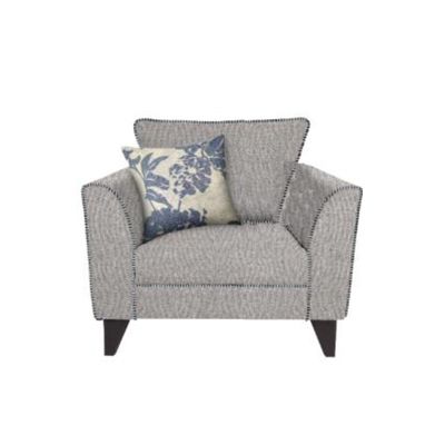 Bradford 1 Seater Fabric Sofa - Grey