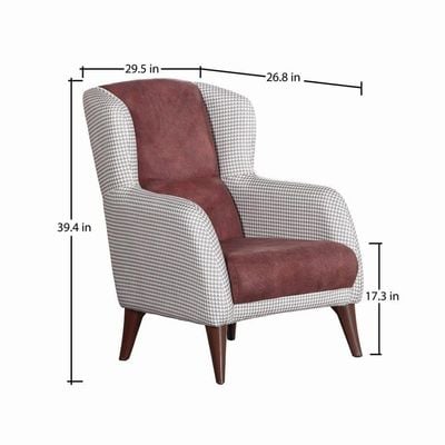 Vanessa 1-Seater Fabric Sofa