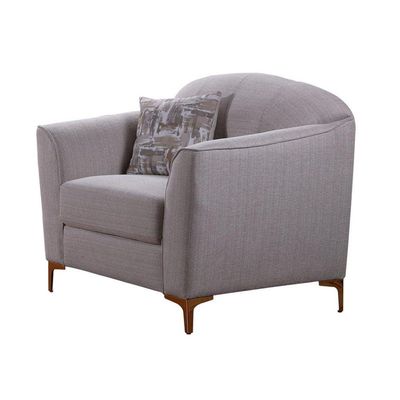 Alermo 1 Seater Fabric Sofa - Oatmeal