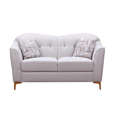 Alermo 2 Seater Fabric Sofa - Oatmeal