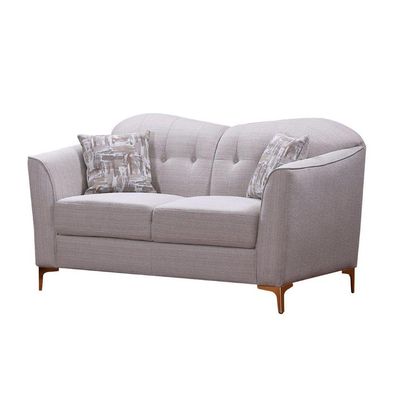 Alermo 2 Seater Fabric Sofa - Oatmeal