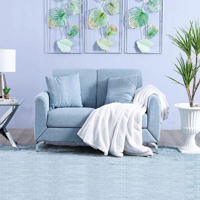 Jozel 3+2+1+1 Fabric Sofa Set -Blue