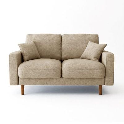 Kristen 2 Seater Fabric Sofa - Beige