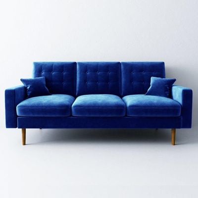 Norden 3 Seater Fabric Sofa - Blue