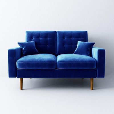 Norden 2 Seater Fabric Sofa - Blue