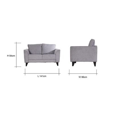 Blackpool 2-Seater Fabric Sofa