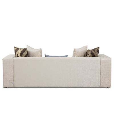 Declan Three Seater Fabric Sofa - Cream