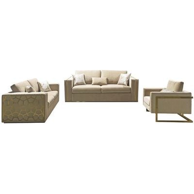 Maisie 1 Seater Fabric Sofa - Beige