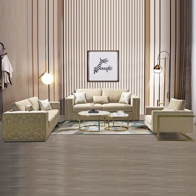 Maisie 1 Seater Fabric Sofa - Beige