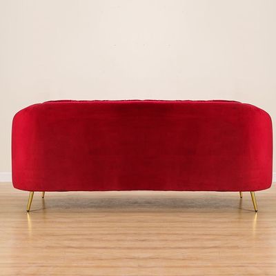 Sebastian L 195 x W 85 x H 83 cm 3-Seater Fabric Sofa