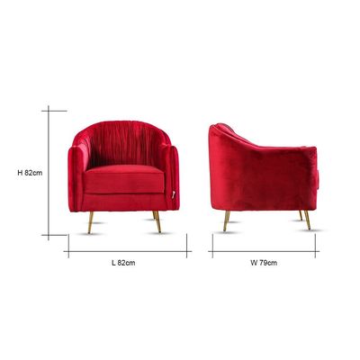 Sebastian 1-Seater Fabric Sofa