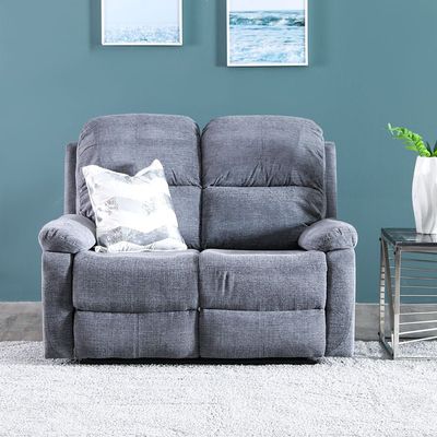 Salvoy 2-Seater Fabric Recliner