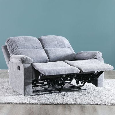 Salvoy 2-Seater Fabric Recliner