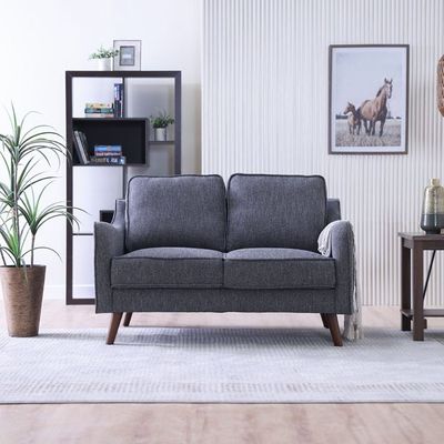 Hunter L 130 x W 87 x H 90 cm 2-Seater Fabric Sofa